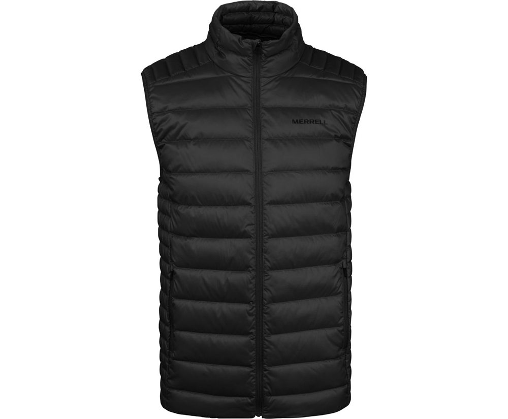 Merrell Vests Black - Ridgevent™ Thermo - Mens 63SAIKLVU